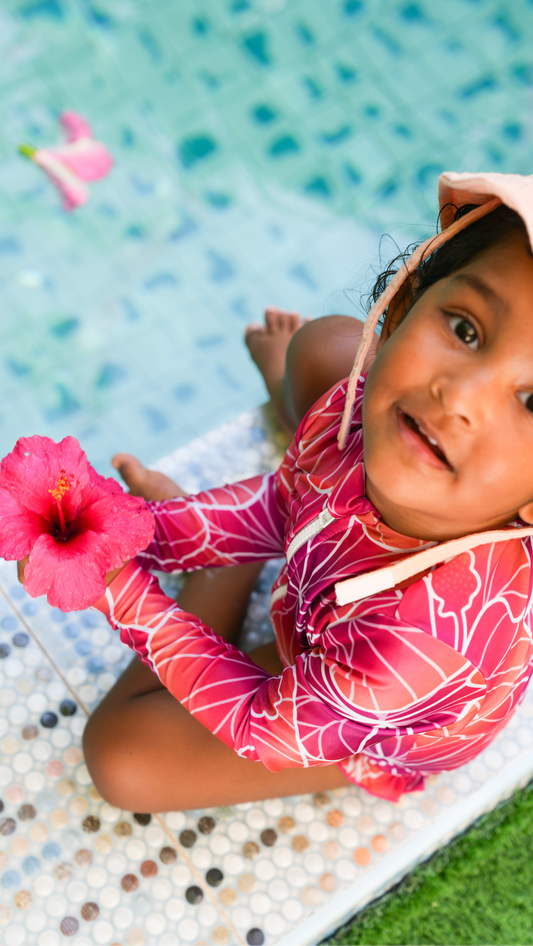 KIDS ZIP-UP LONG SLEEVE WITH FRILLS